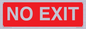 PV6178: NO EXIT red background