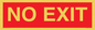 PV6178: NO EXIT red background
