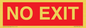 PV6178: NO EXIT red background