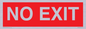 PV6178: NO EXIT red background