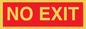 PV6178: NO EXIT red background