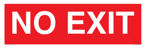 PV6178: NO EXIT red background