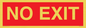 PV6178: NO EXIT red background