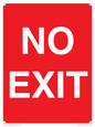 PV6178: NO EXIT red background