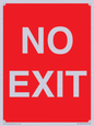 PV6178: NO EXIT red background