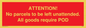 PV6287: ATTENTION! No parcels to be left unattended All goods require POD