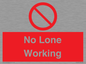 PV7067: No Lone Working