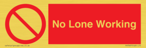 PV7067: No Lone Working