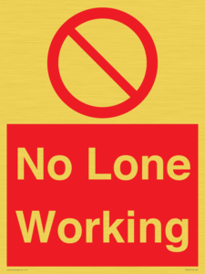 PV7067: No Lone Working