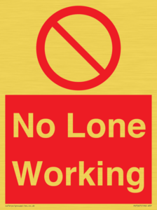 PV7067: No Lone Working