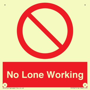 PV7067: No Lone Working