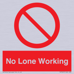 PV7067: No Lone Working