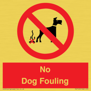 PV7165: No Dog Fouling