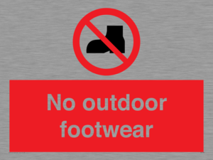PV7182: No outdoor footwear