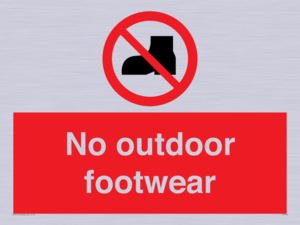 PV7182: No outdoor footwear