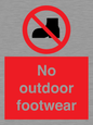 PV7182: No outdoor footwear