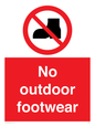 PV7182: No outdoor footwear