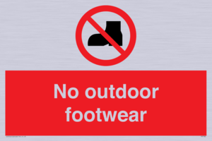 PV7182: No outdoor footwear