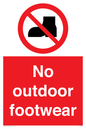 PV7182: No outdoor footwear