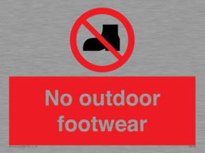 PV7182: No outdoor footwear
