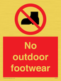 PV7182: No outdoor footwear