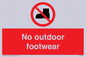 PV7182: No outdoor footwear