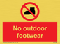 PV7182: No outdoor footwear