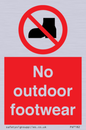 PV7182: No outdoor footwear