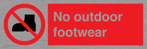 PV7182: No outdoor footwear