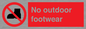PV7182: No outdoor footwear