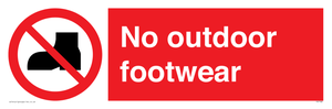PV7182: No outdoor footwear