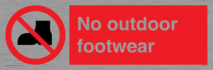PV7182: No outdoor footwear