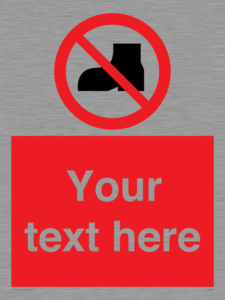 PV7184: Custom No outdoor footwear