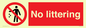 PV7187: No littering