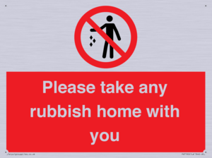 PV7190: Please take any rubbish home with you