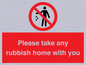 PV7190: Please take any rubbish home with you