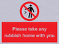 PV7190: Please take any rubbish home with you