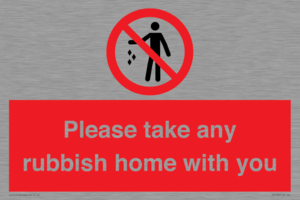 PV7190: Please take any rubbish home with you