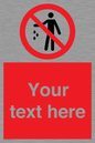 PV7192: Custom No littering
