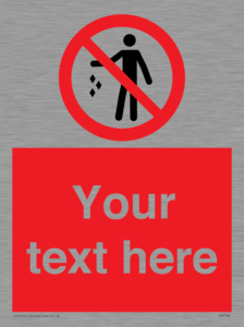 PV7192: Custom No littering