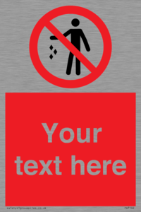 PV7192: Custom No littering