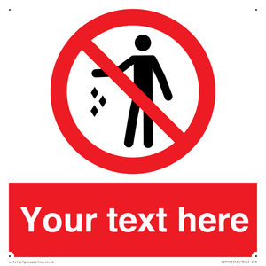 PV7192: Custom No littering