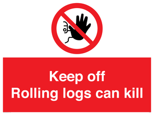 PV7272: Keep off Rolling logs can kill
