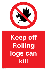PV7272: Keep off Rolling logs can kill