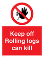 PV7272: Keep off Rolling logs can kill