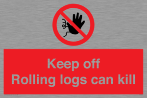 PV7272: Keep off Rolling logs can kill