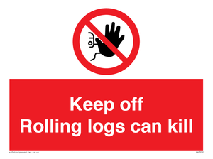 PV7272: Keep off Rolling logs can kill