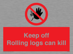 PV7272: Keep off Rolling logs can kill
