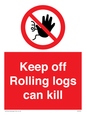 PV7272: Keep off Rolling logs can kill