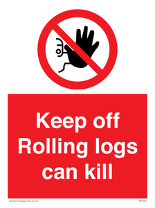 PV7272: Keep off Rolling logs can kill